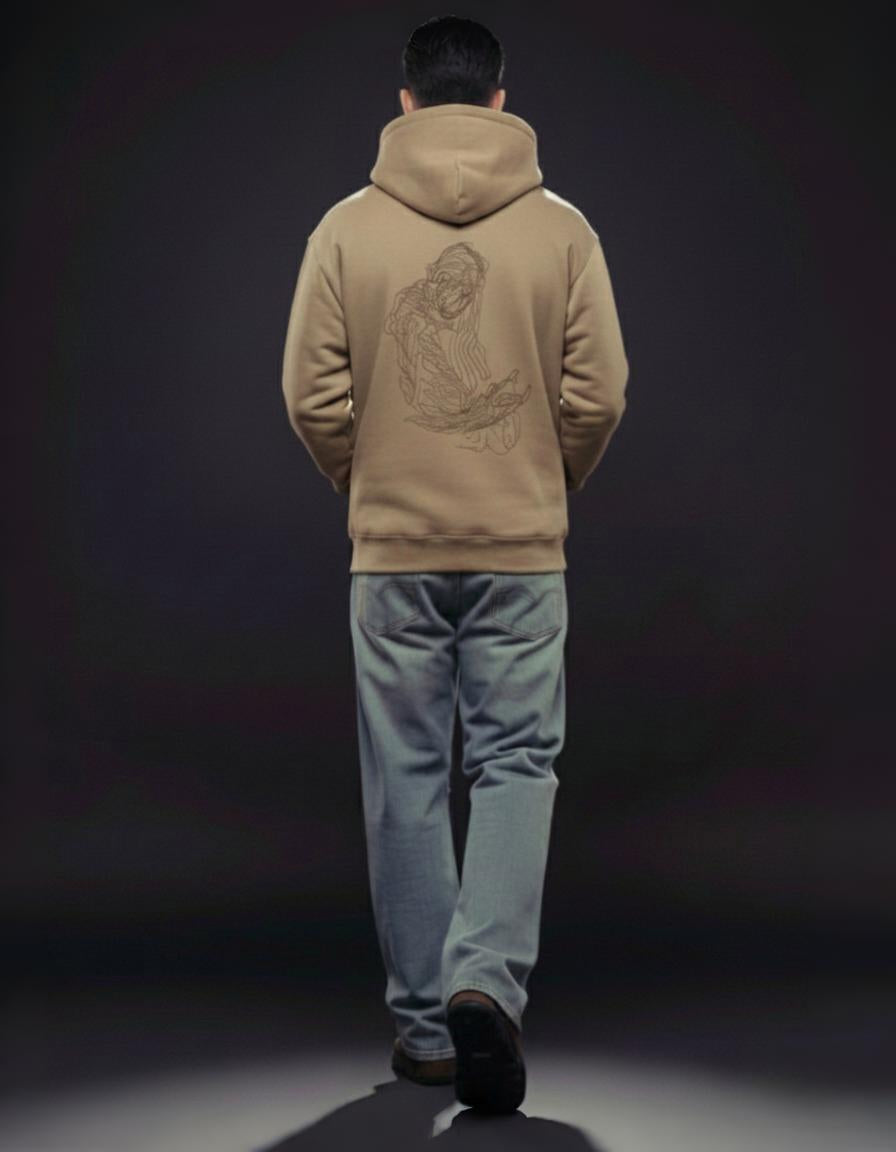 MEN’S CLASSIC BROWN HOODIE