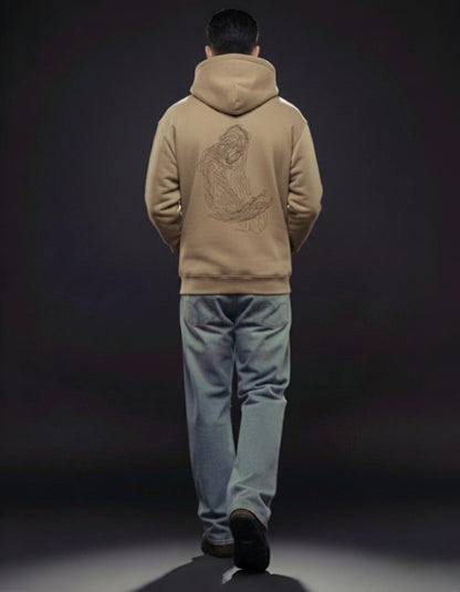 MEN’S CLASSIC BROWN HOODIE