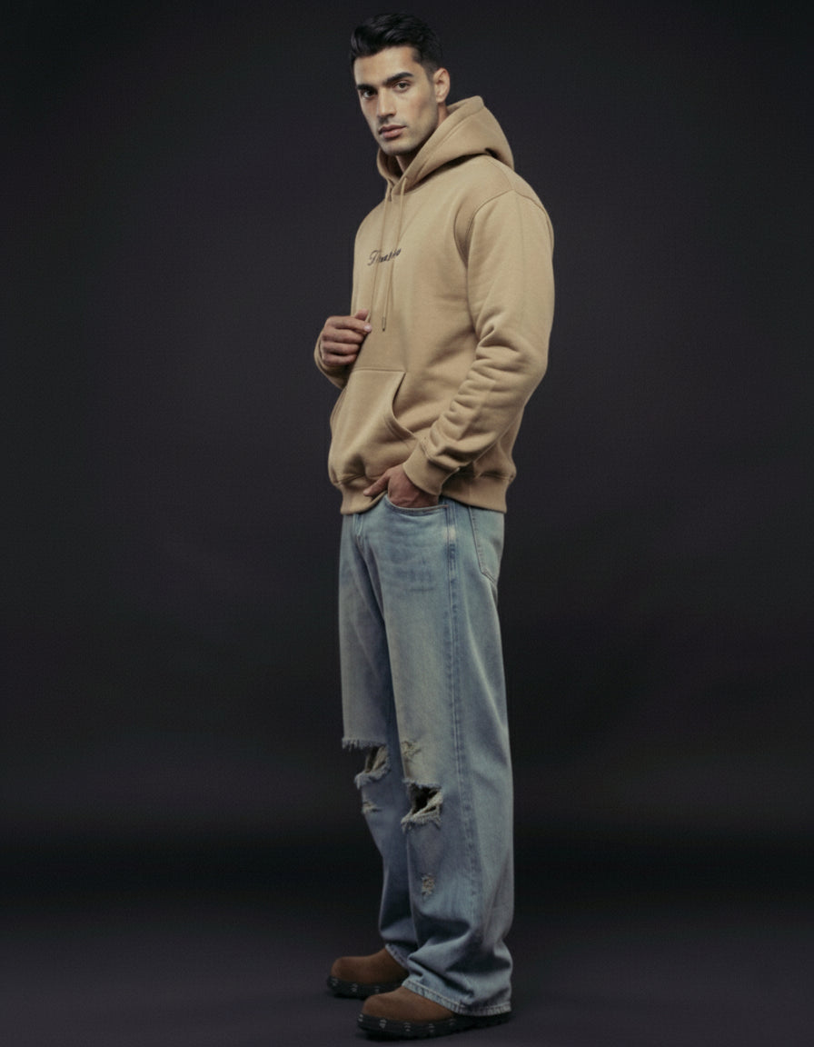 MEN’S CLASSIC BROWN HOODIE